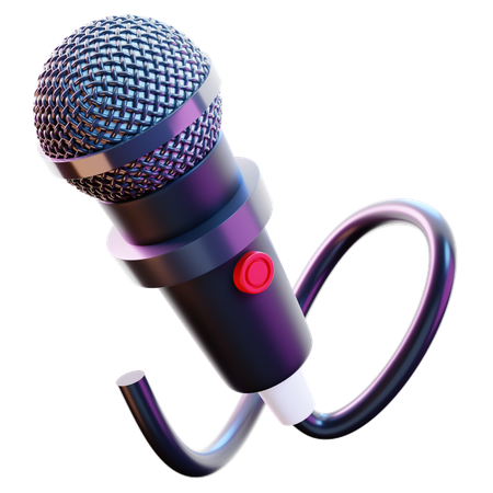 Microphone  3D Icon