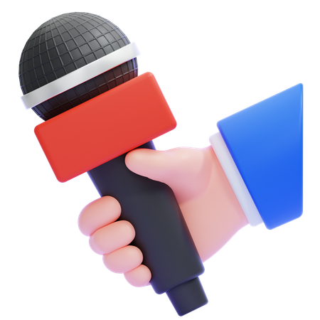 Microphone  3D Icon