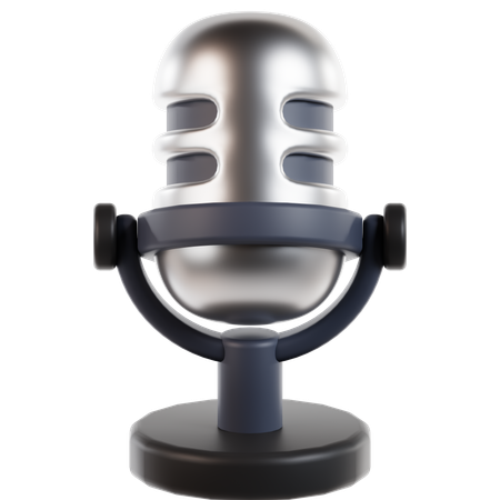 Microphone  3D Icon