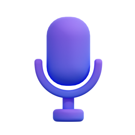 Microphone  3D Icon