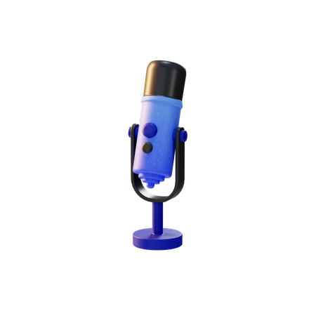 Microphone  3D Icon