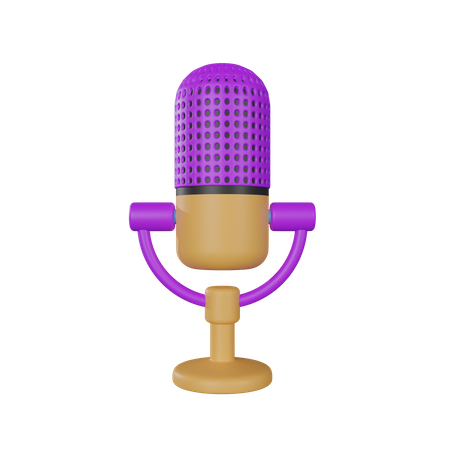 Microphone  3D Icon