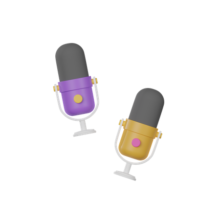 Microphone  3D Icon