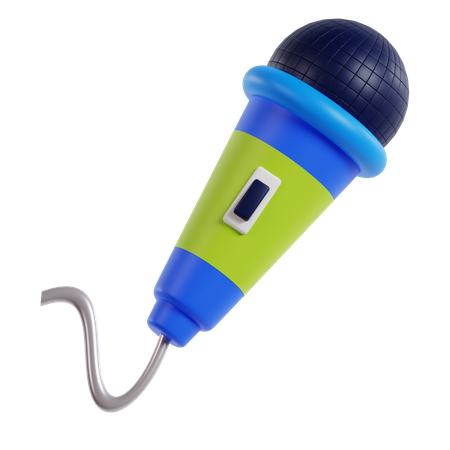Microphone  3D Icon