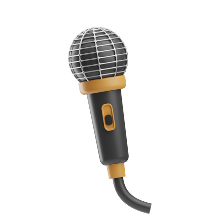 Microphone  3D Icon