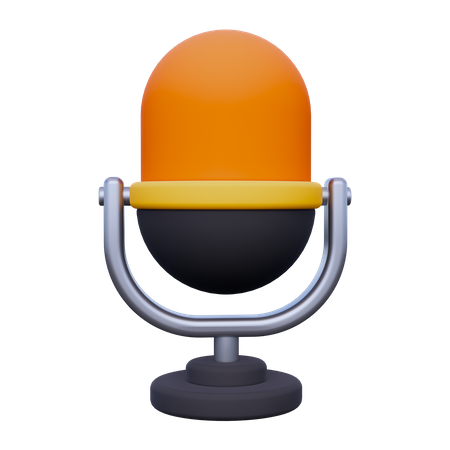 Microphone  3D Icon