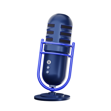 Microphone  3D Icon