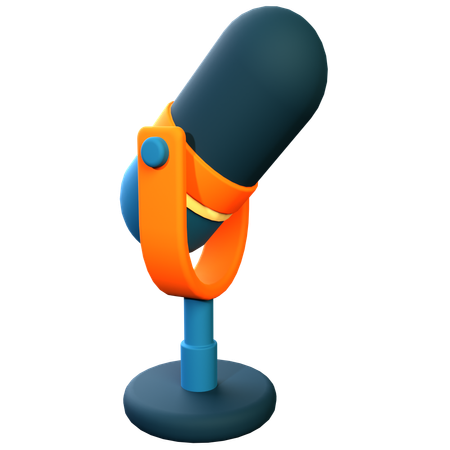 Microphone  3D Icon