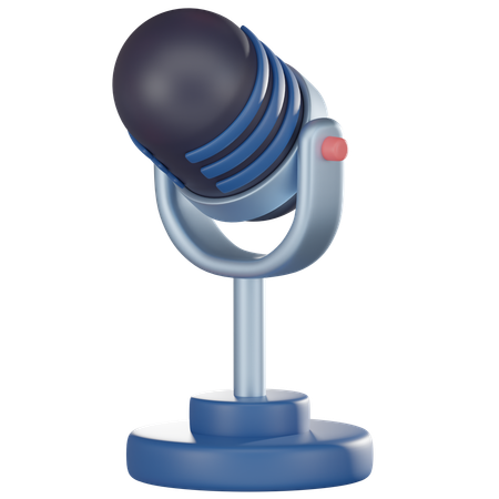 Microphone  3D Icon
