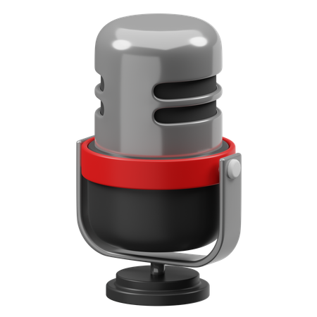 Microphone  3D Icon