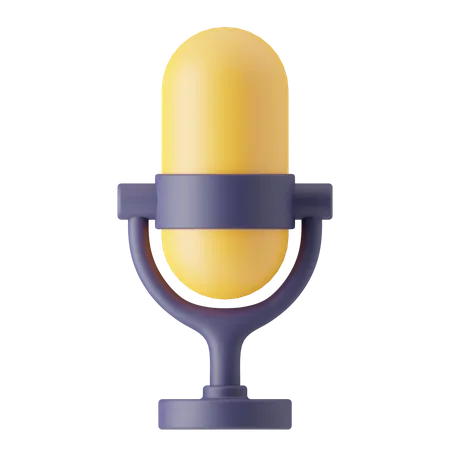 Microphone  3D Illustration