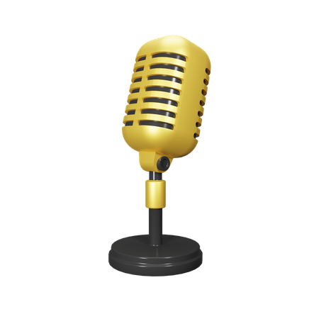 Microphone  3D Illustration