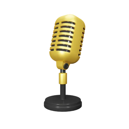 Microphone  3D Illustration