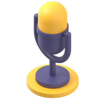 Microphone  3D Illustration