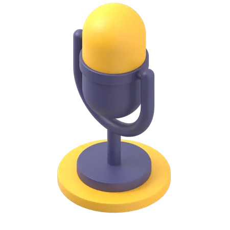 Microphone  3D Illustration