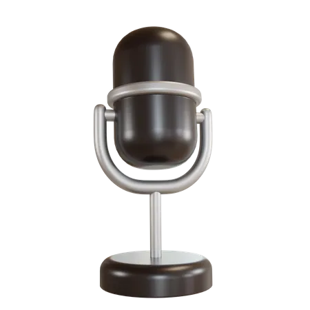 Microphone  3D Illustration