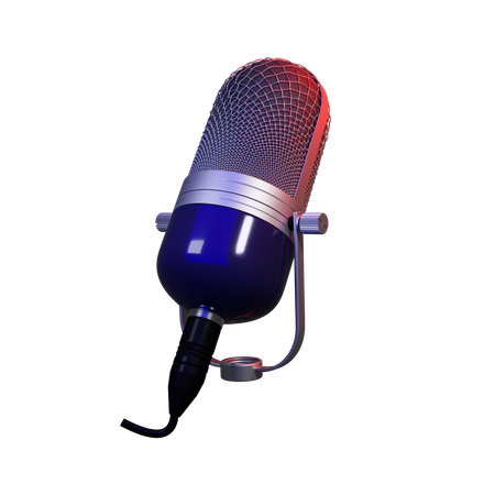 Microphone  3D Illustration