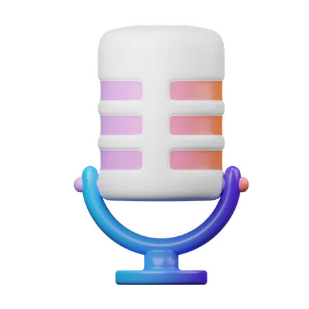 Microphone  3D Illustration