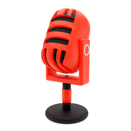 Microphone  3D Illustration