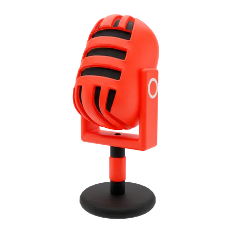 Microphone  3D Illustration