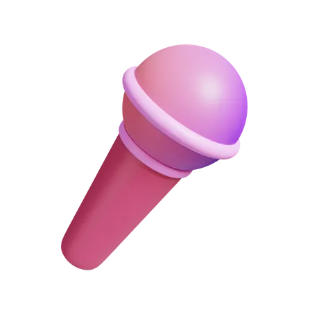 Microphone  3D Illustration