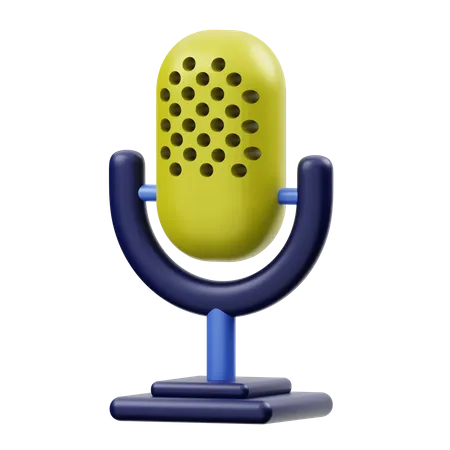 Microphone  3D Illustration