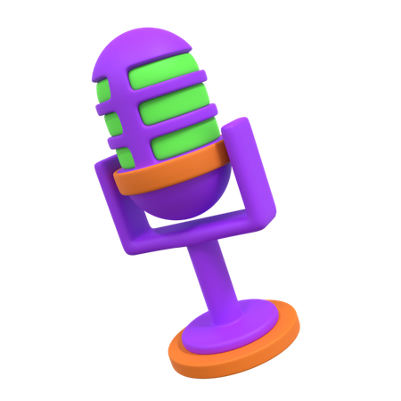 Microphone  3D Illustration