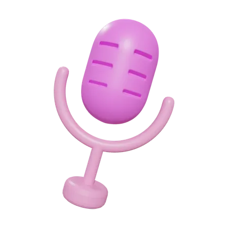 Microphone  3D Illustration