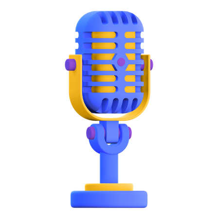 Microphone  3D Illustration