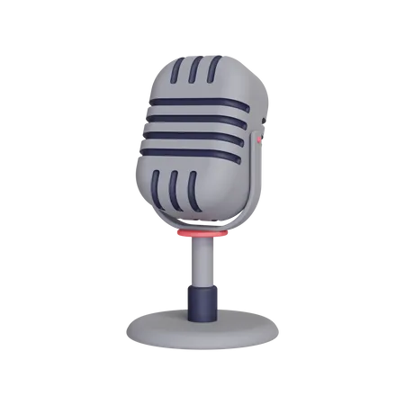 Microphone  3D Illustration