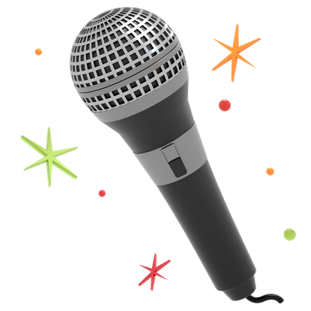 Microphone  3D Illustration