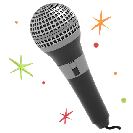 Microphone  3D Illustration