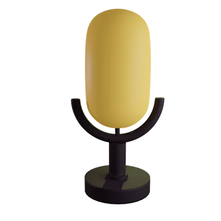 Microphone 3 D Icon Contains PNG BLEND And OBJ Files 3D Illustration