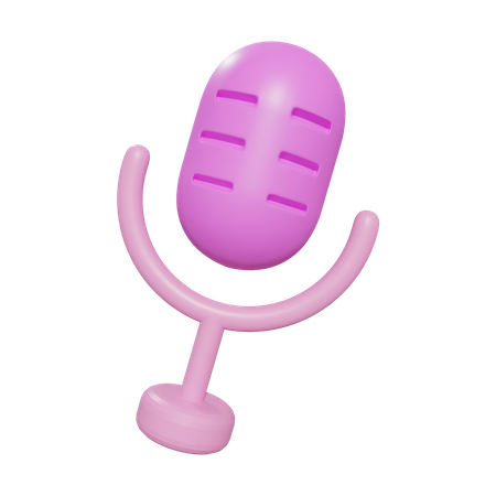 Microphone 3D Illustration