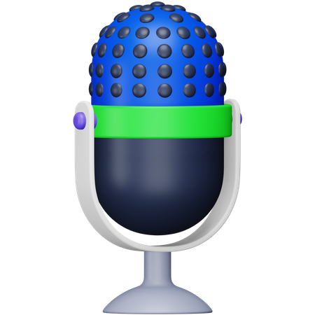 Microphone 3D Icon