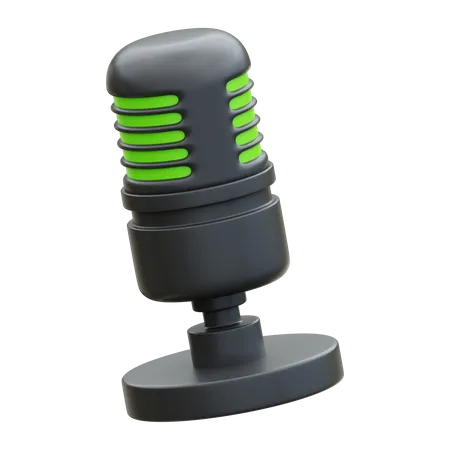 Microphone 3 D Render Illustration Design 3D Icon