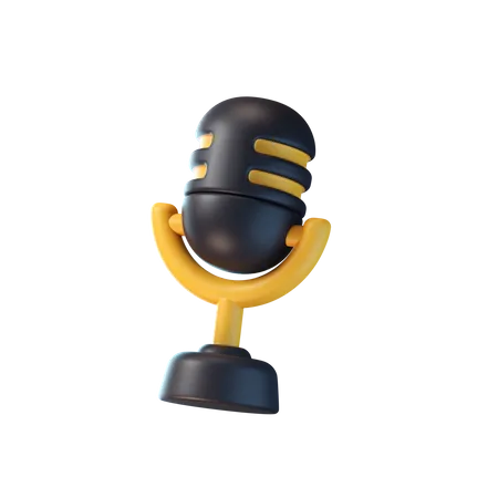 Microphone  3D Icon