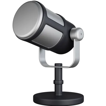 3 D Icon Illustration Microphone Podcast 3D Icon