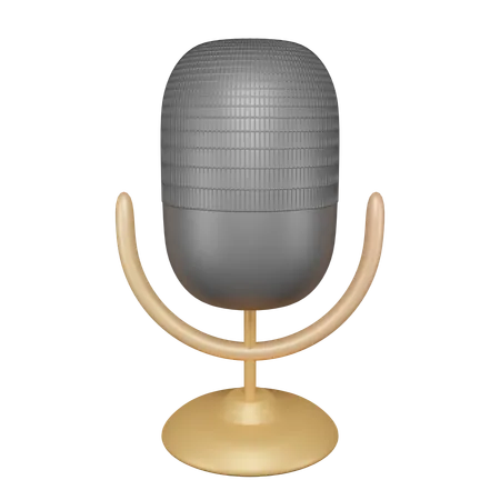 Voice Recorder Microphone And Podcast 3D Icon