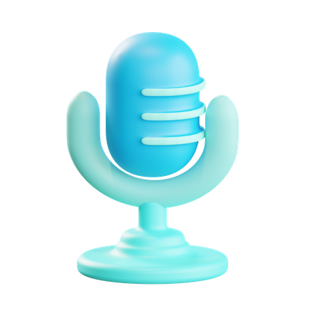 Microphone  3D Icon