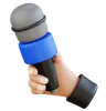 Microphone and Hand