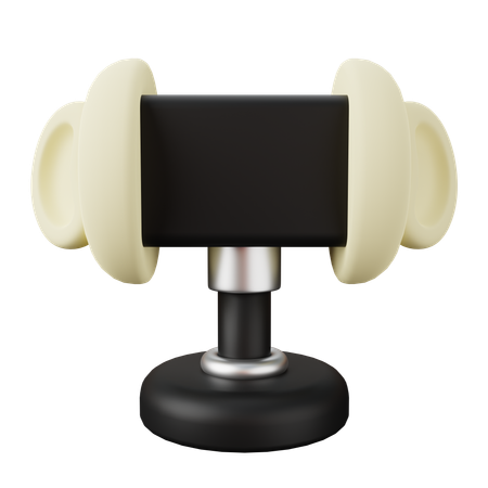 Microphone asmr en forme d'oreille  3D Icon