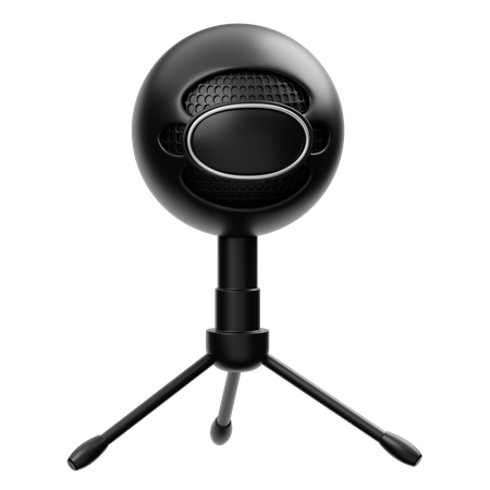 Microphone boule de neige  3D Icon