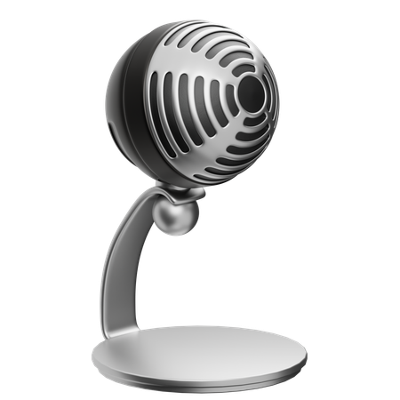 Microphone à condensateur  3D Icon