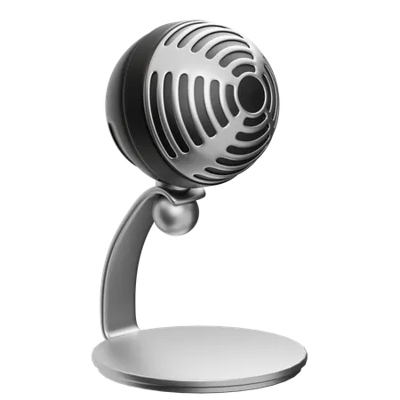 Microphone Condenser  3D Icon