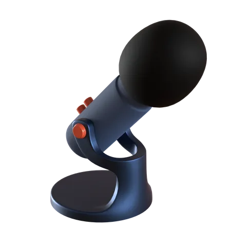 Microphone de bureau  3D Icon