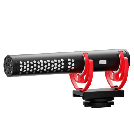 Fusil à microphone  3D Icon