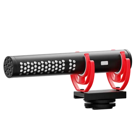 Fusil à microphone  3D Icon