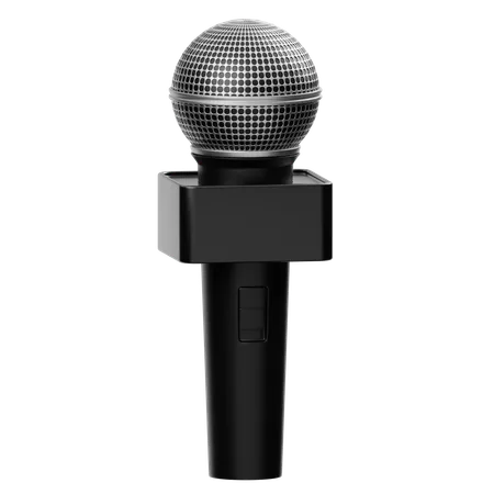 Microphone Interview  3D Icon