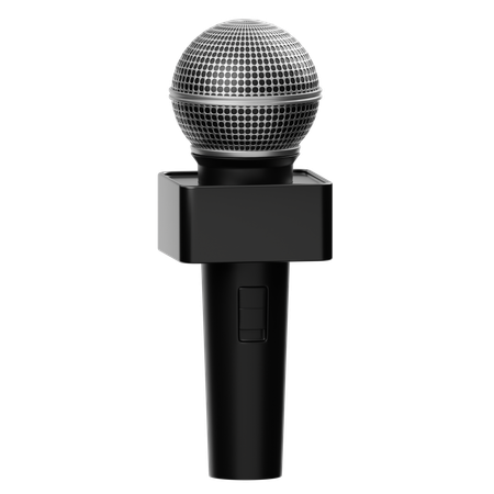 Microphone Interview  3D Icon